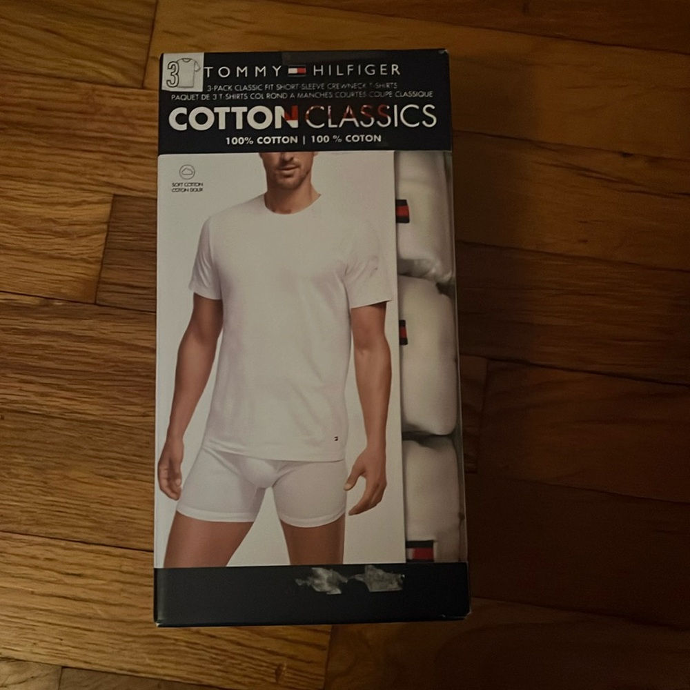 Tommy Hilfiger cotton classics short sleeve crew neck tshirts